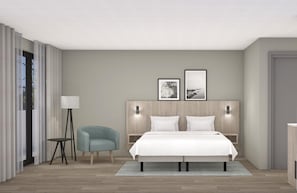 Hypo-allergenic bedding, minibar, in-room safe, blackout drapes
