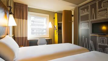 雙床房, 2 張單人床 (NEW SWEET BED BY IBIS) | 低過敏寢具、客房內保險箱、書桌、隔音