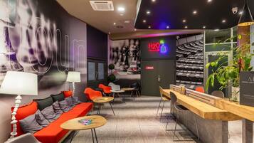 Sala de estar en el lobby