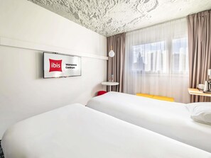 Twin Room | Blackout drapes, free WiFi, bed sheets - ibis Warszawa Centrum (Warsaw)