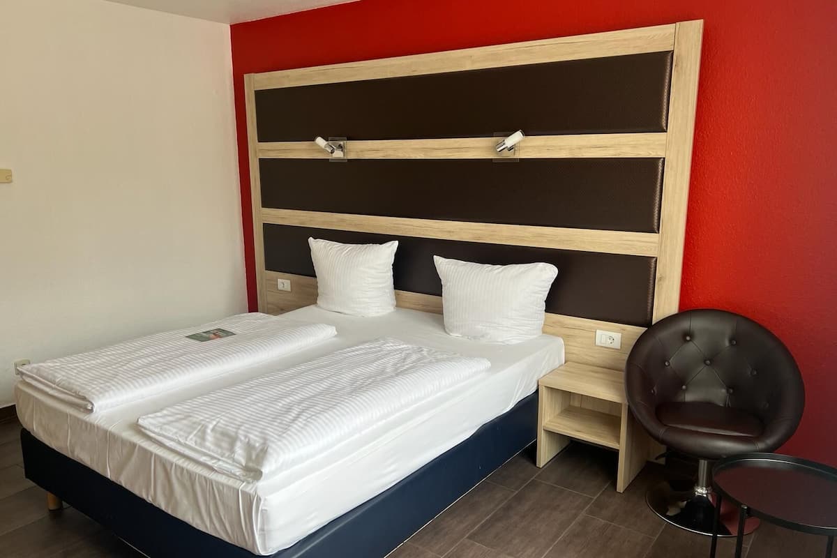 In-room safe, desk, laptop workspace, blackout curtains