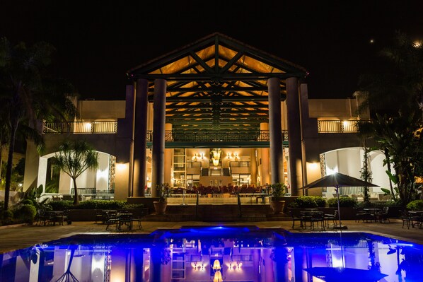 Front of property - evening/night