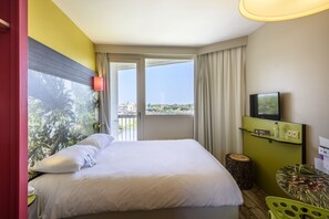 Premium bedding, individually furnished, desk, blackout curtains