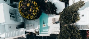 2 outdoor pools, pool loungers - Semeli Hotel (Mykonos)
