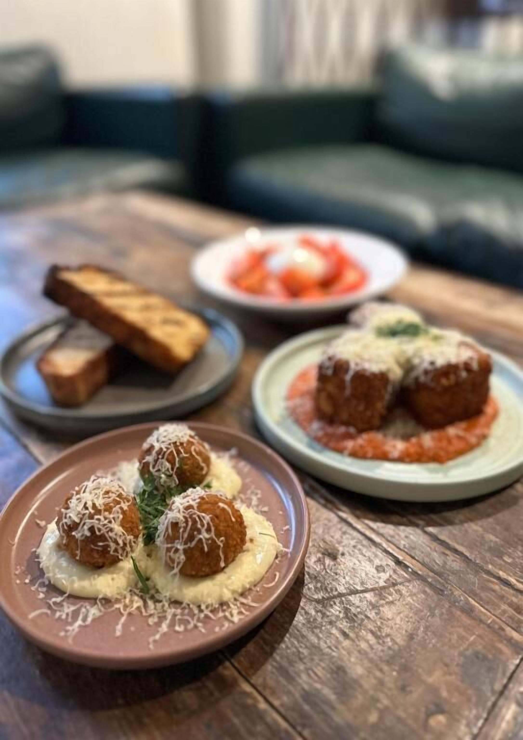 breakfast, lunch and dinner served