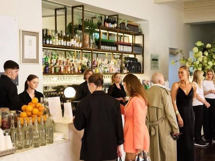 Breakfast, lunch and dinner served