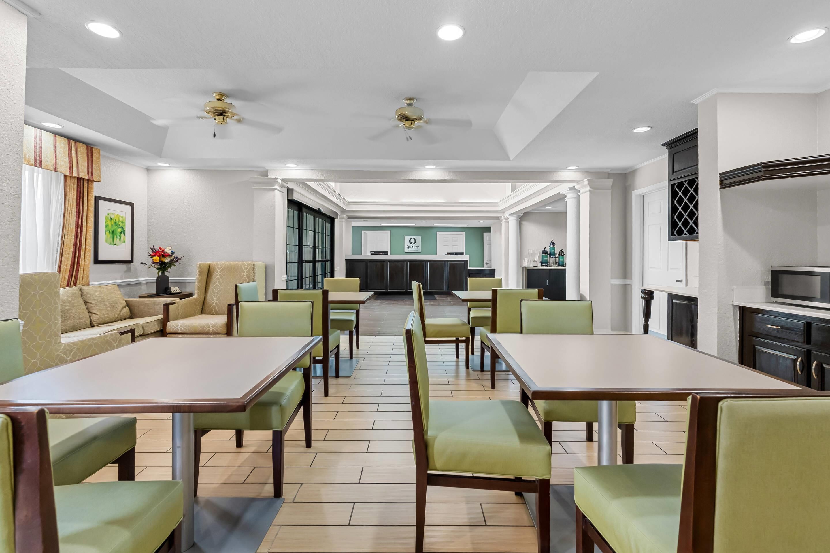 Free daily self-service breakfast 