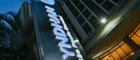 Façade de l’hébergement