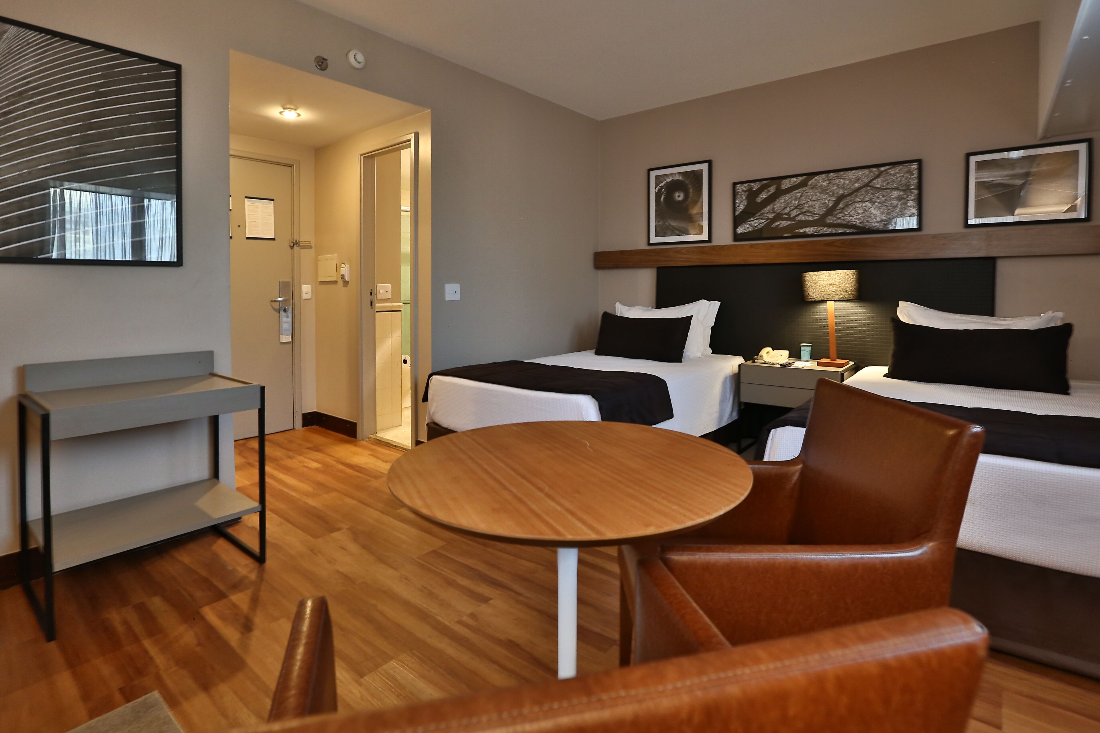 premium twin room, 2 single beds | minibar, in-room safe, desk, blackout curtains