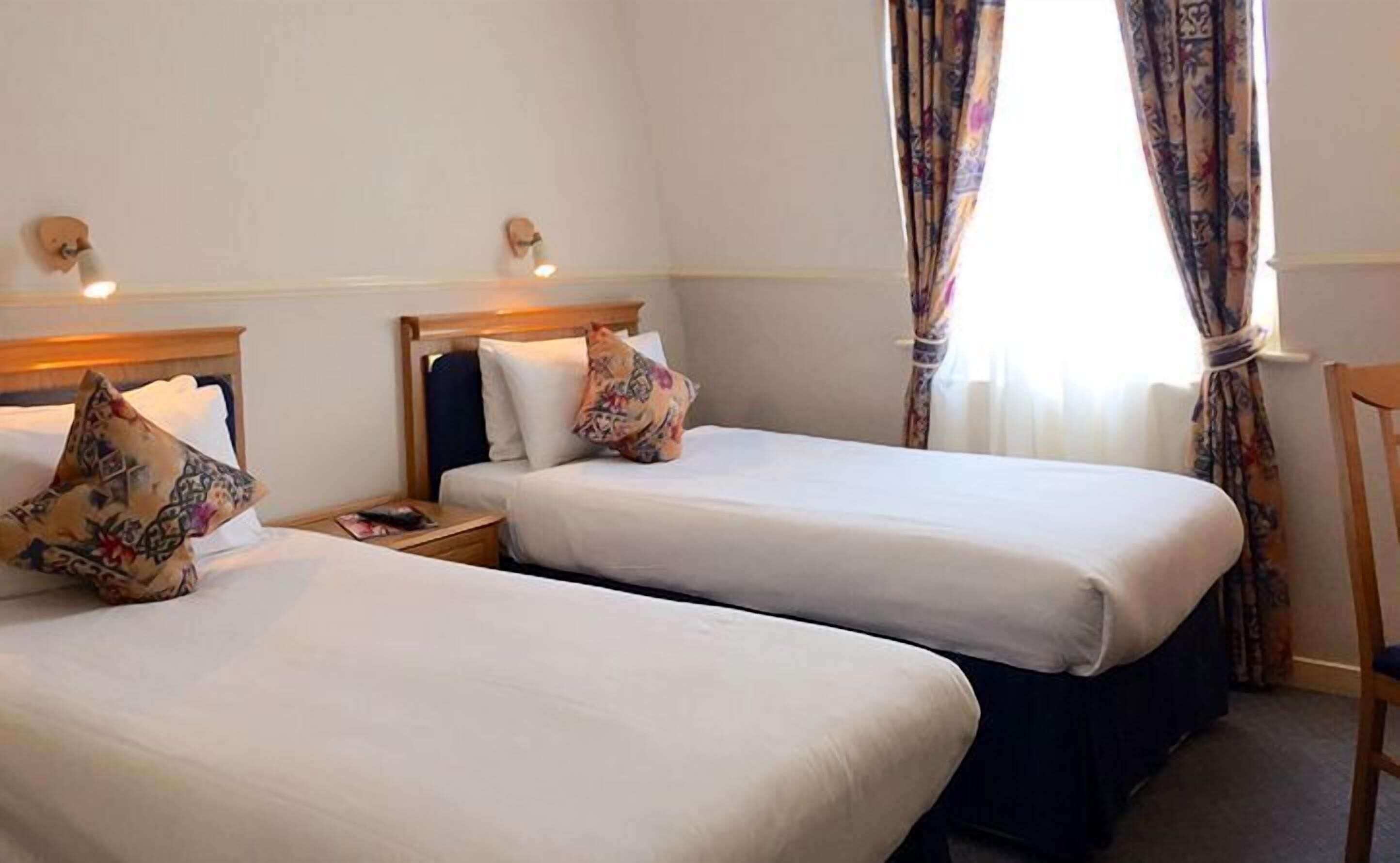 In-room safe, desk, laptop workspace, blackout drapes