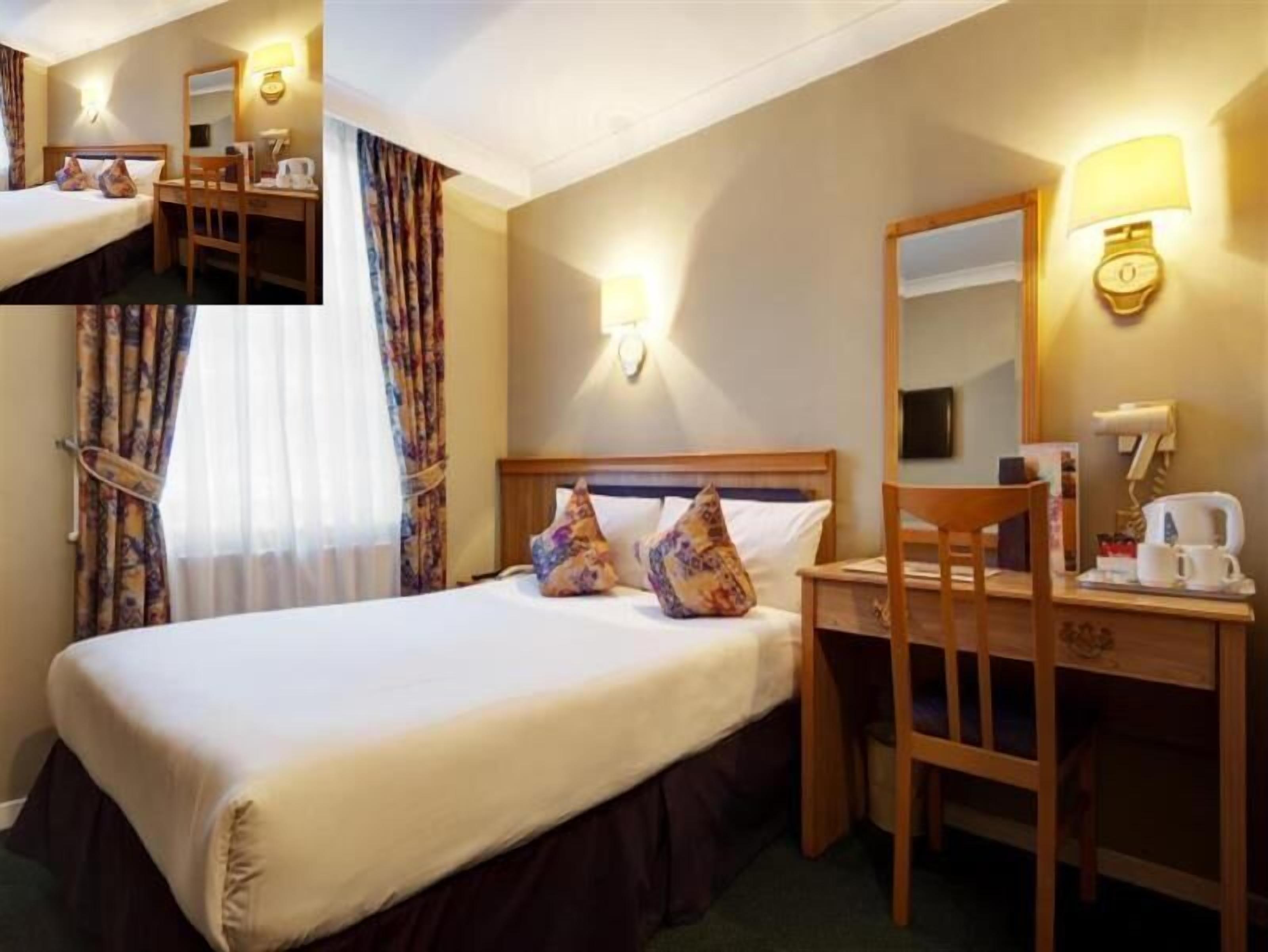 In-room safe, desk, laptop workspace, blackout drapes