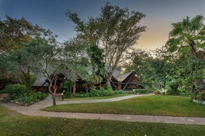 Uitzicht vanuit accommodatie