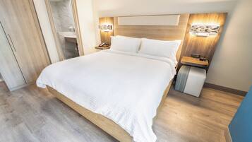 In-room safe, desk, blackout curtains, soundproofing