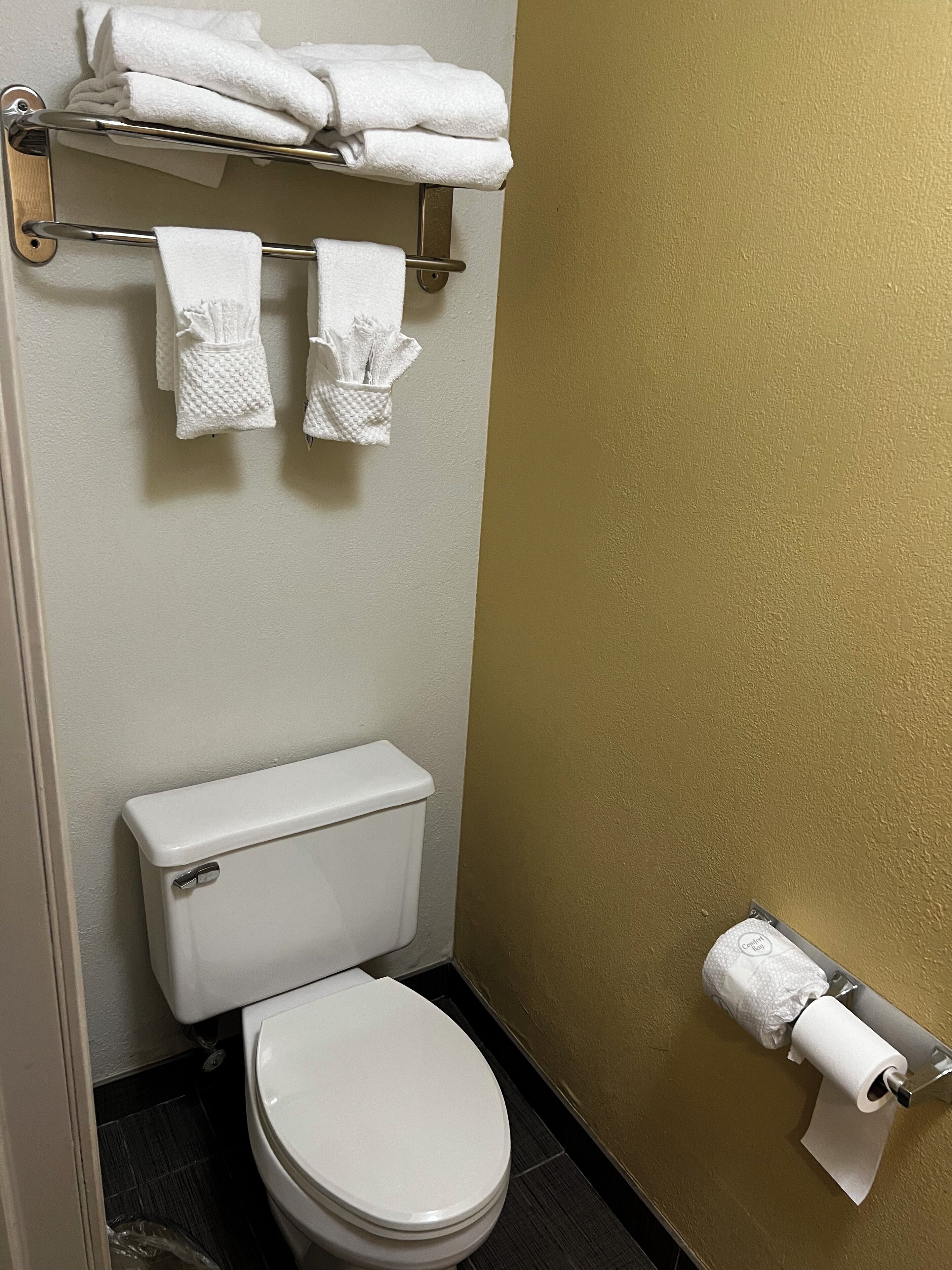 standard double room, 2 double beds, non smoking | bathroom | free toiletries, hair dryer, towels