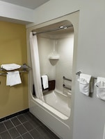 Free toiletries, hair dryer, towels