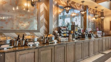 Free daily buffet breakfast