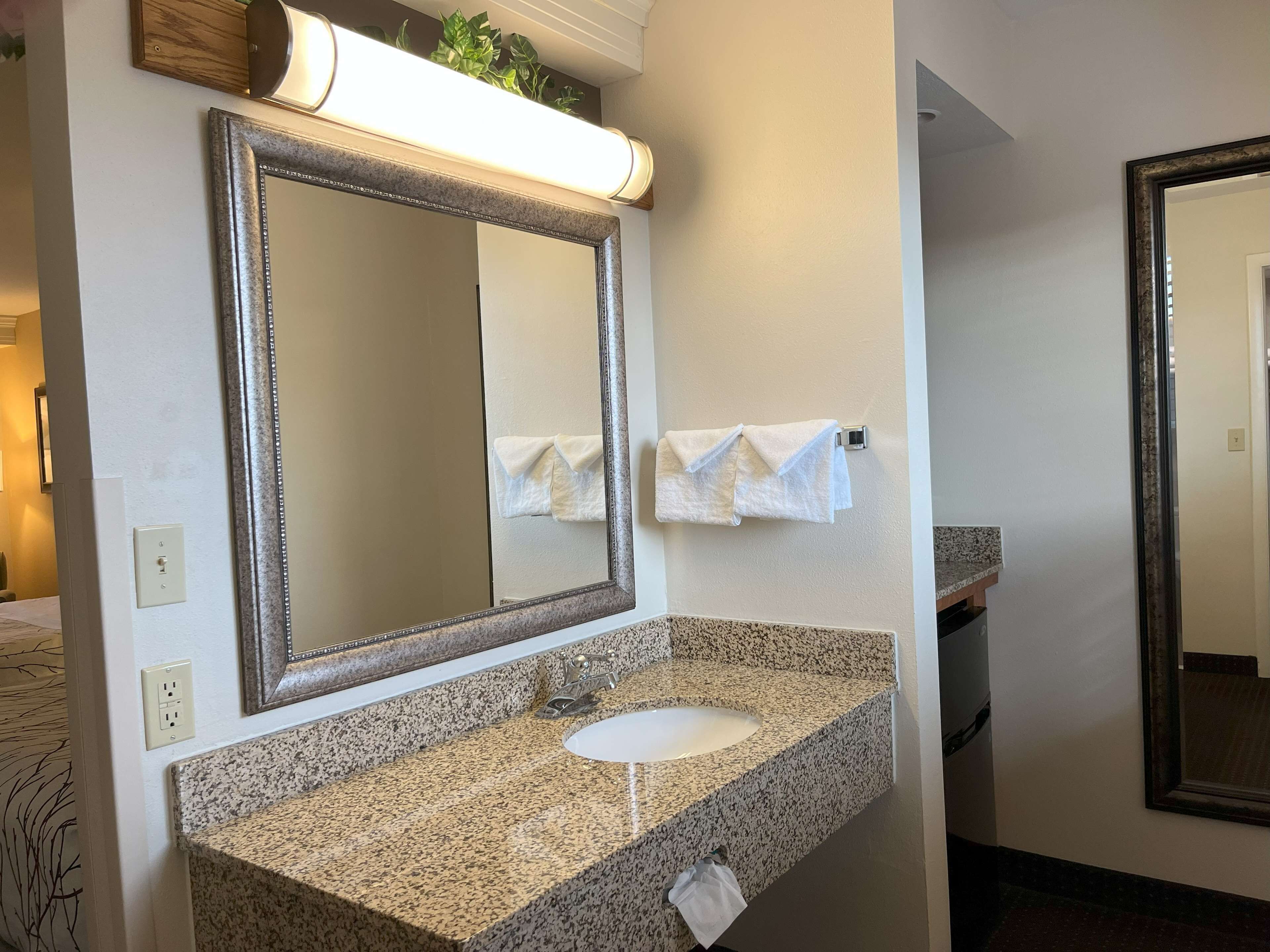 standard room, 2 queen beds, refrigerator & microwave, annex building (larger room) | pillow-top beds, in-room safe, blackout curtains, soundproofing