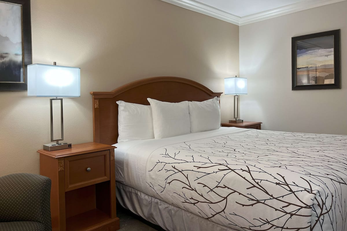 Pillow-top beds, in-room safe, blackout curtains, soundproofing