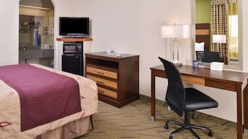 Chambre, 1 très grand lit | Bureau, Wi-Fi gratuit