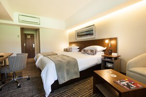 In-room safe, desk, blackout curtains, iron/ironing board