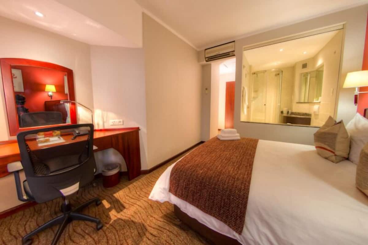 In-room safe, desk, blackout drapes, iron/ironing board