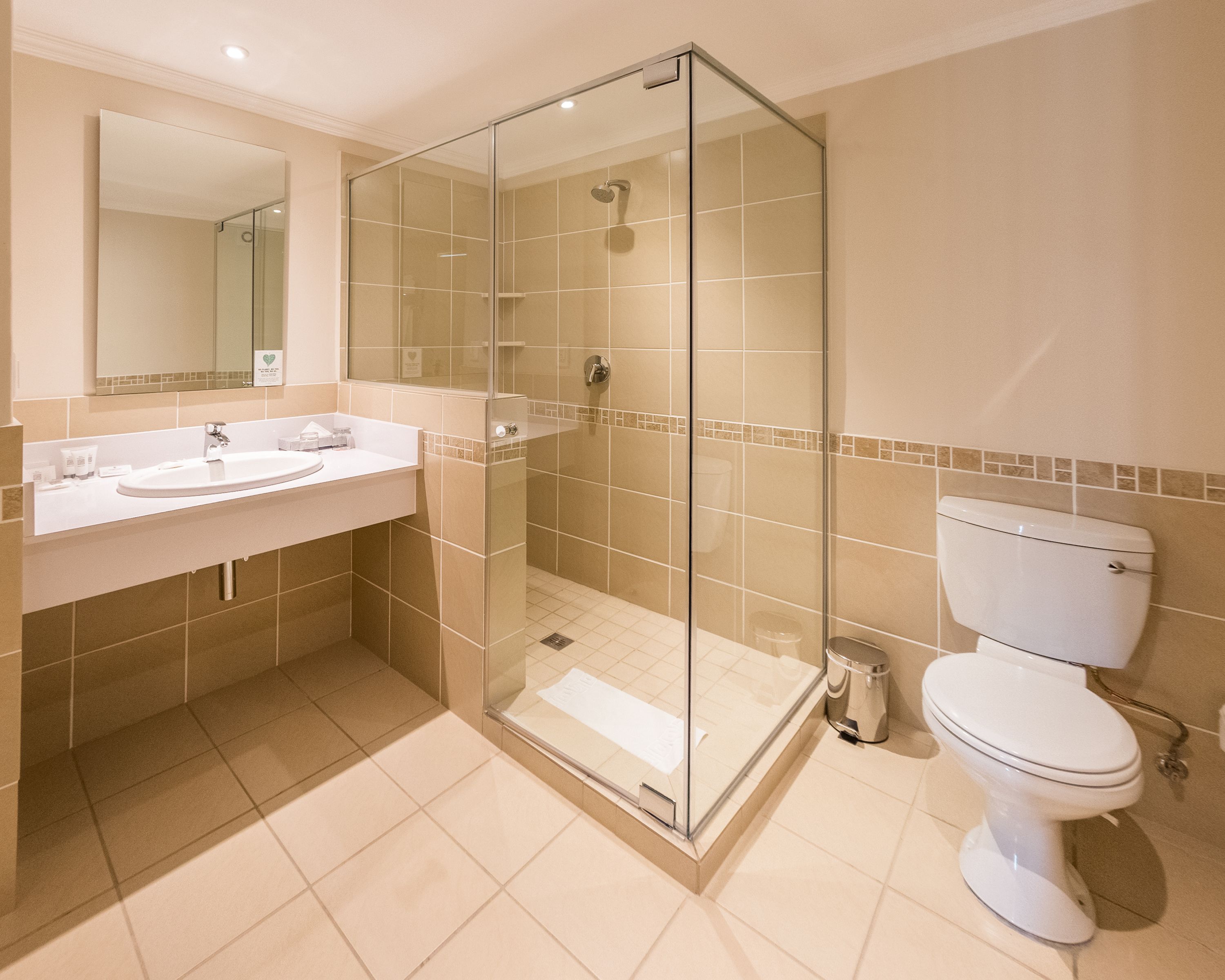 free toiletries, hair dryer, towels, soap