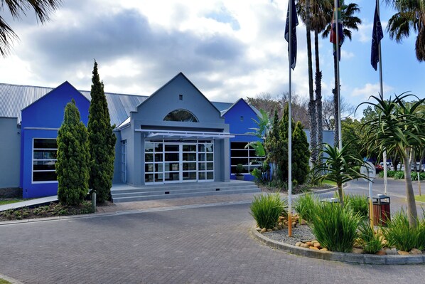 Front of property – evening/night