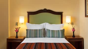 In-room safe, desk, iron/ironing board, free cribs/infant beds