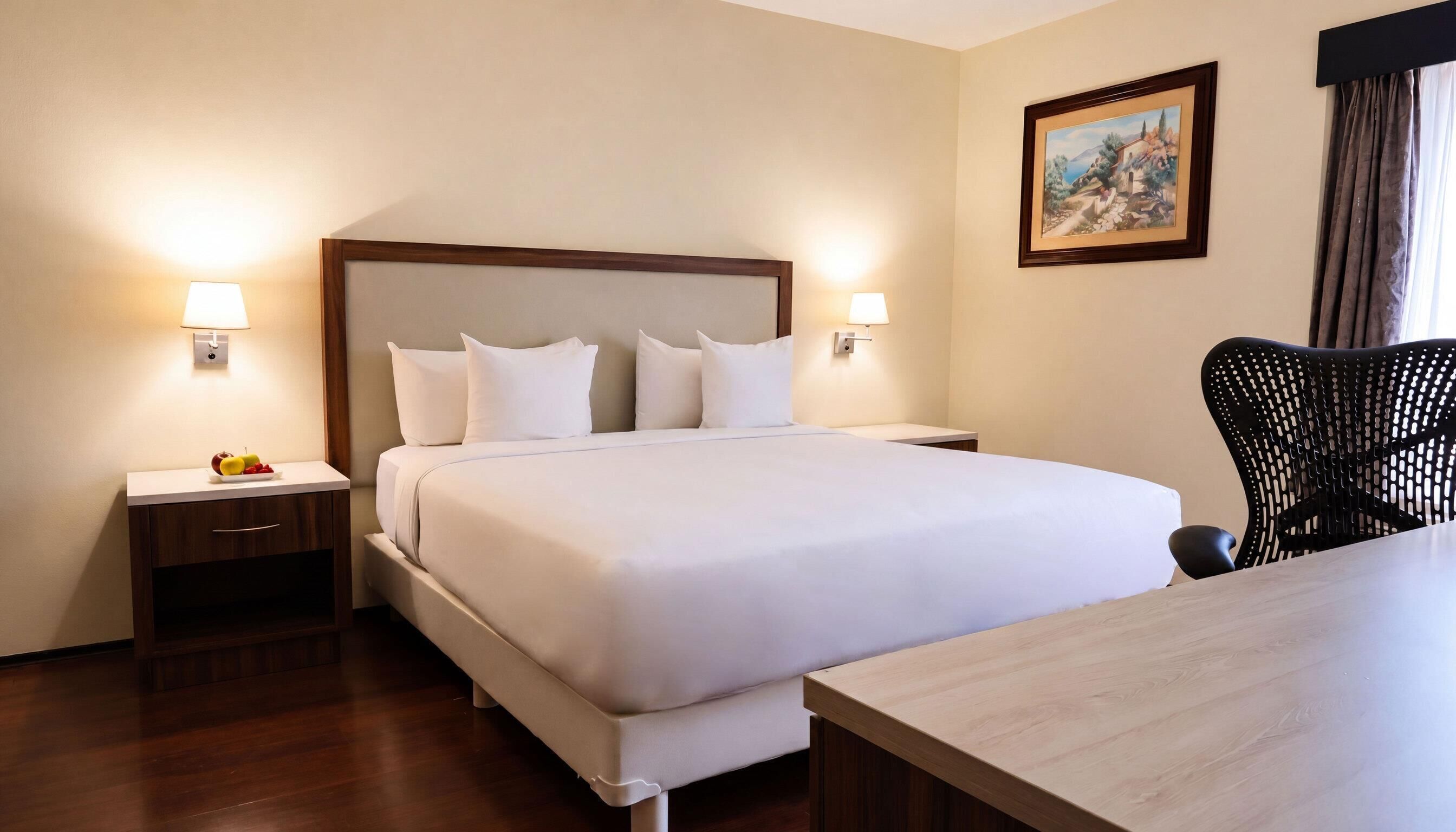 Suite junior | Ropa de cama de alta calidad, edredón y minibar 