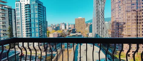 Appartement, 2 lits doubles, balcon, vue port | Balcon