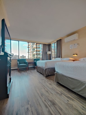Appartement, 2 lits doubles, vue ville | Literie de qualité supérieure, couette en duvet d'oie