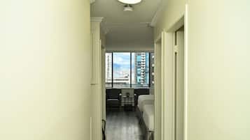 One Bedroom Apartment with Balcony, Harbour View | Living area | 42-inch LED TV with cable channels, TV