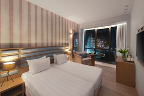 Deluxe Room (Fountain View) | Premium bedding, in-room safe, desk, blackout drapes - Athens Tiare by Mage Hotels (Athens)