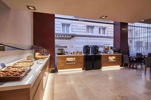 Daily buffet breakfast (EUR 15 per person)