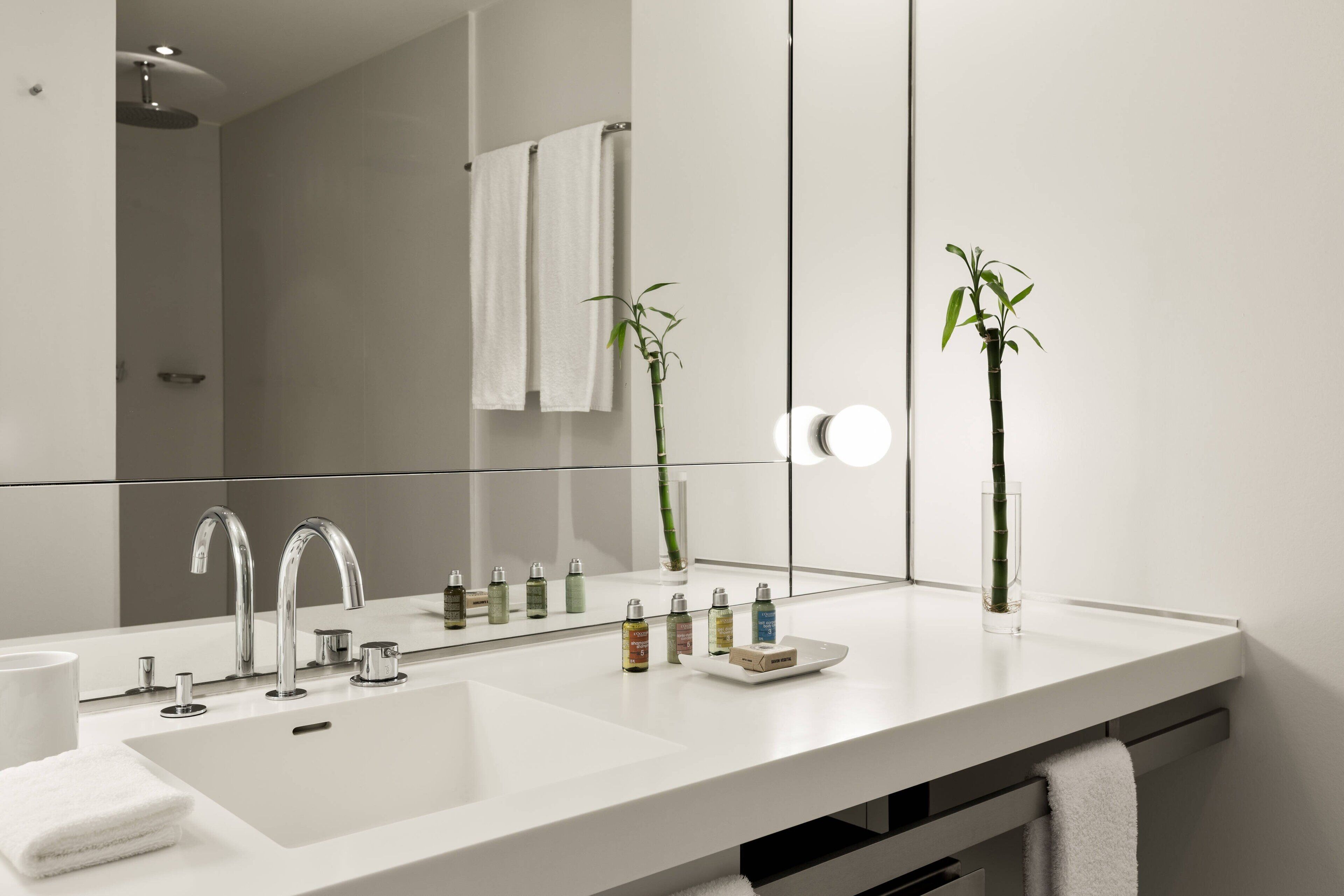 free toiletries, hair dryer, bathrobes, slippers