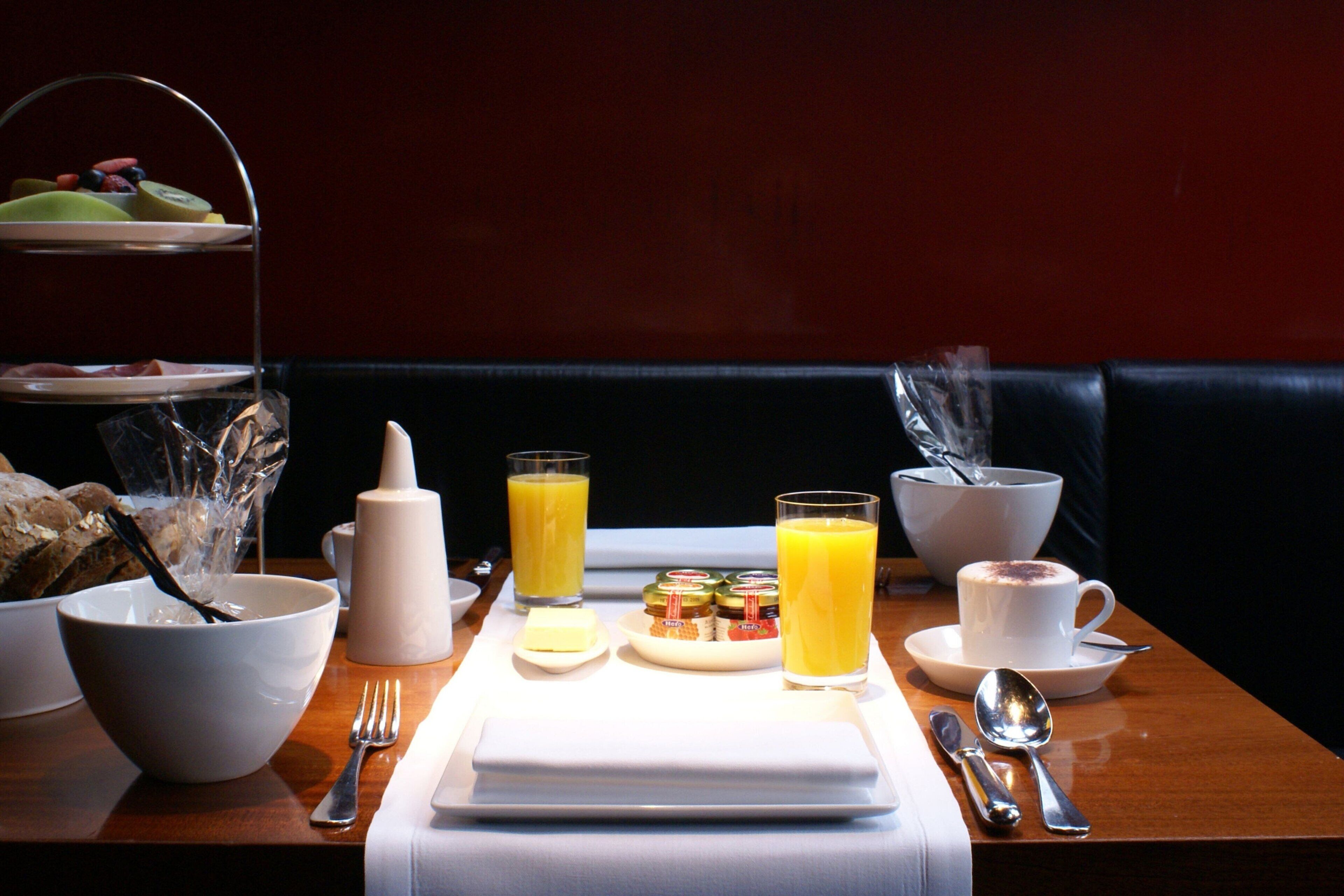daily buffet breakfast (chf 35 per person)
