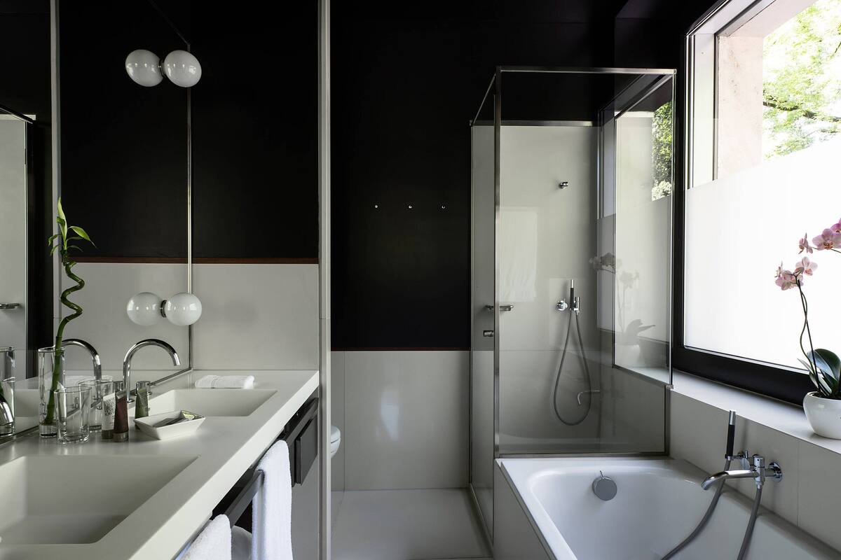 free toiletries, hair dryer, bathrobes, slippers