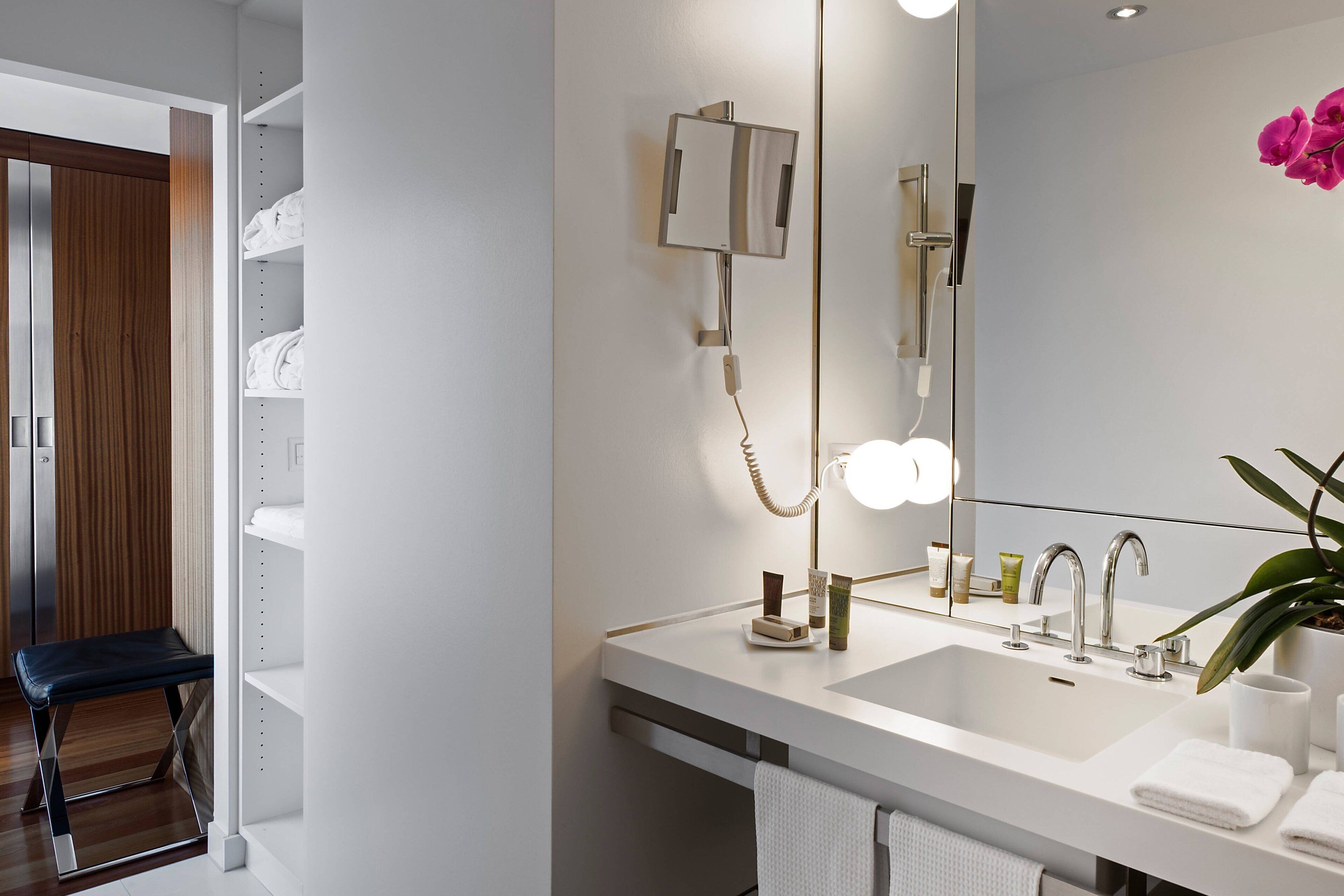 free toiletries, hair dryer, bathrobes, slippers