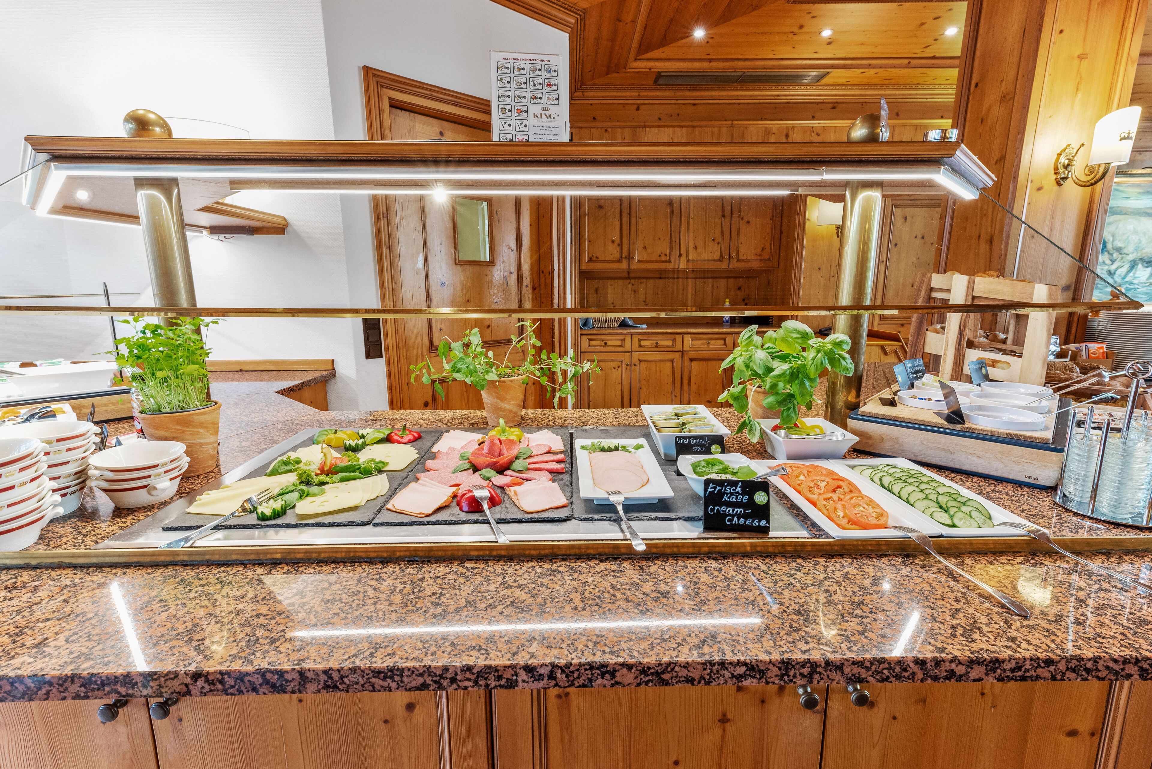 daily buffet breakfast (eur 19.5 per person)