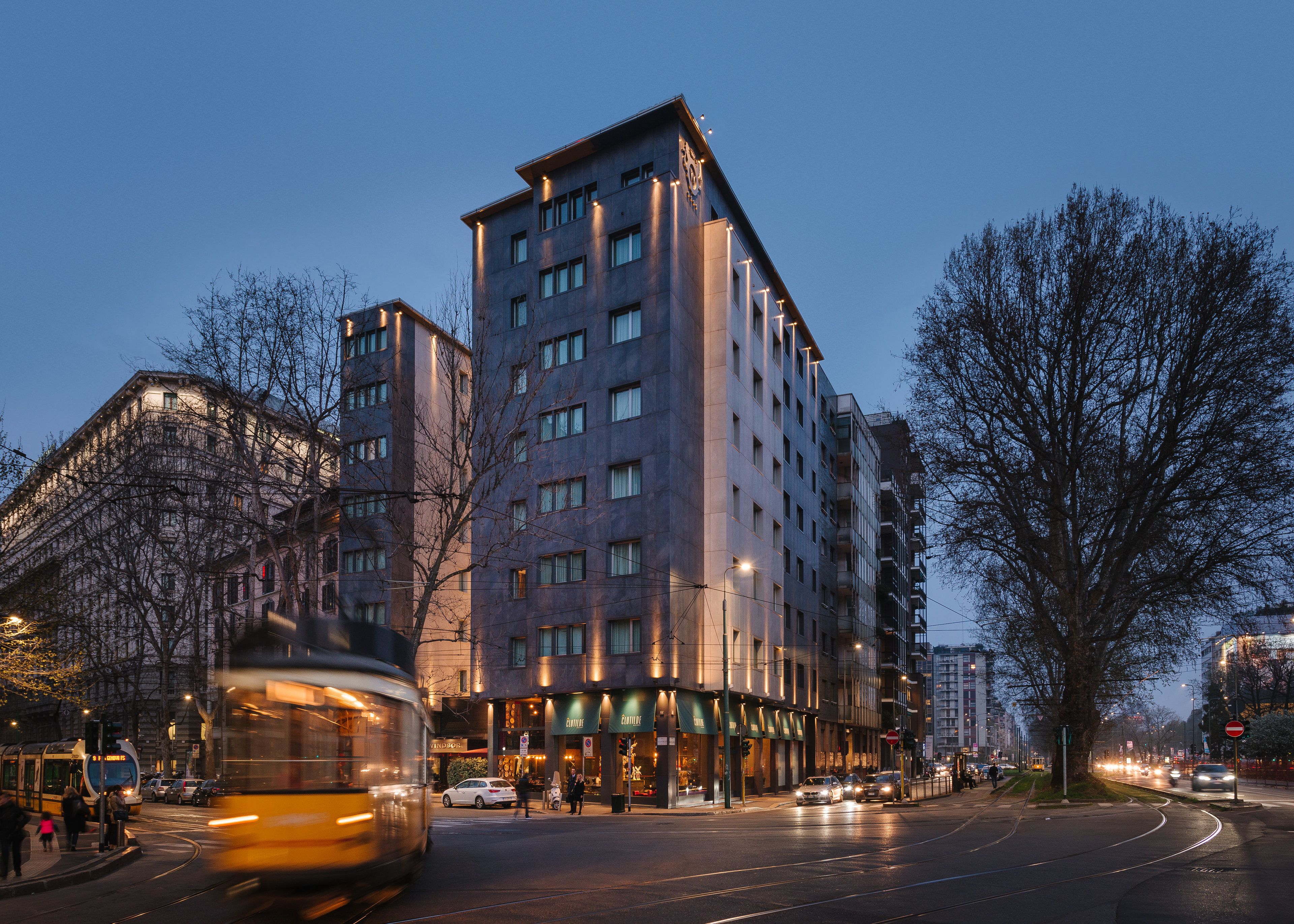 front of property – evening/night