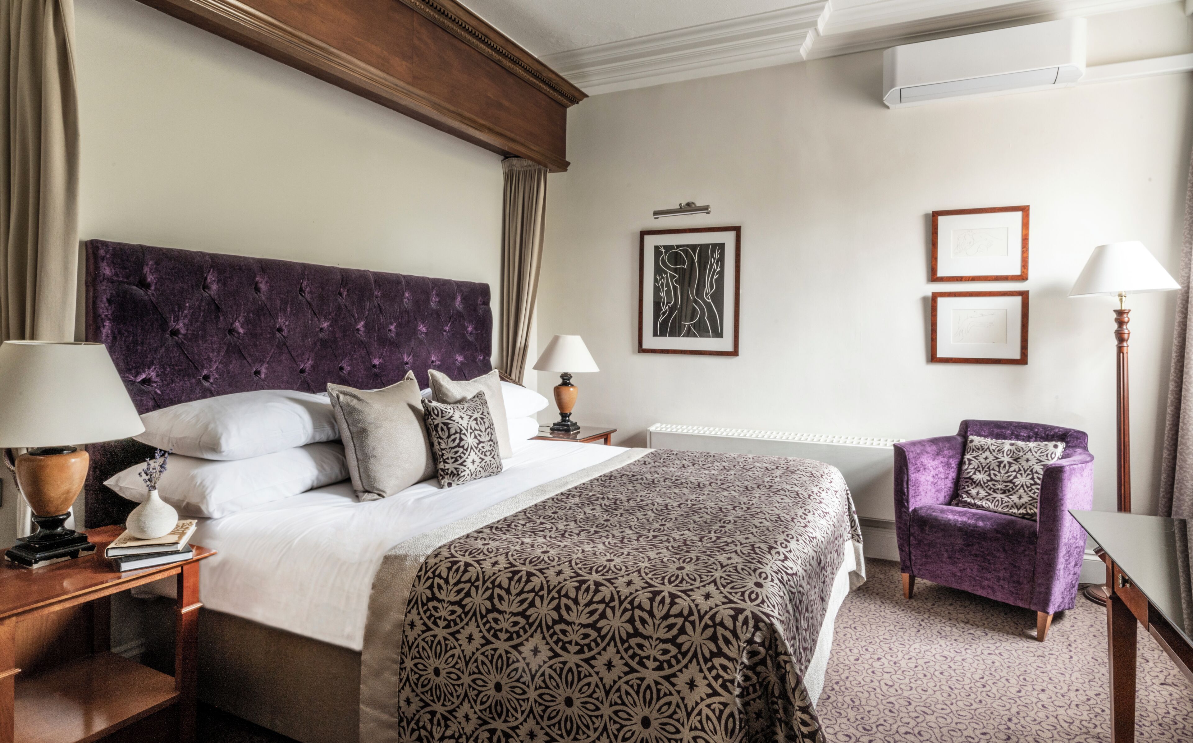 Executive Double Room | Hypo-allergenic bedding, in-room safe, desk, blackout curtains
