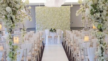 Área interna para casamento