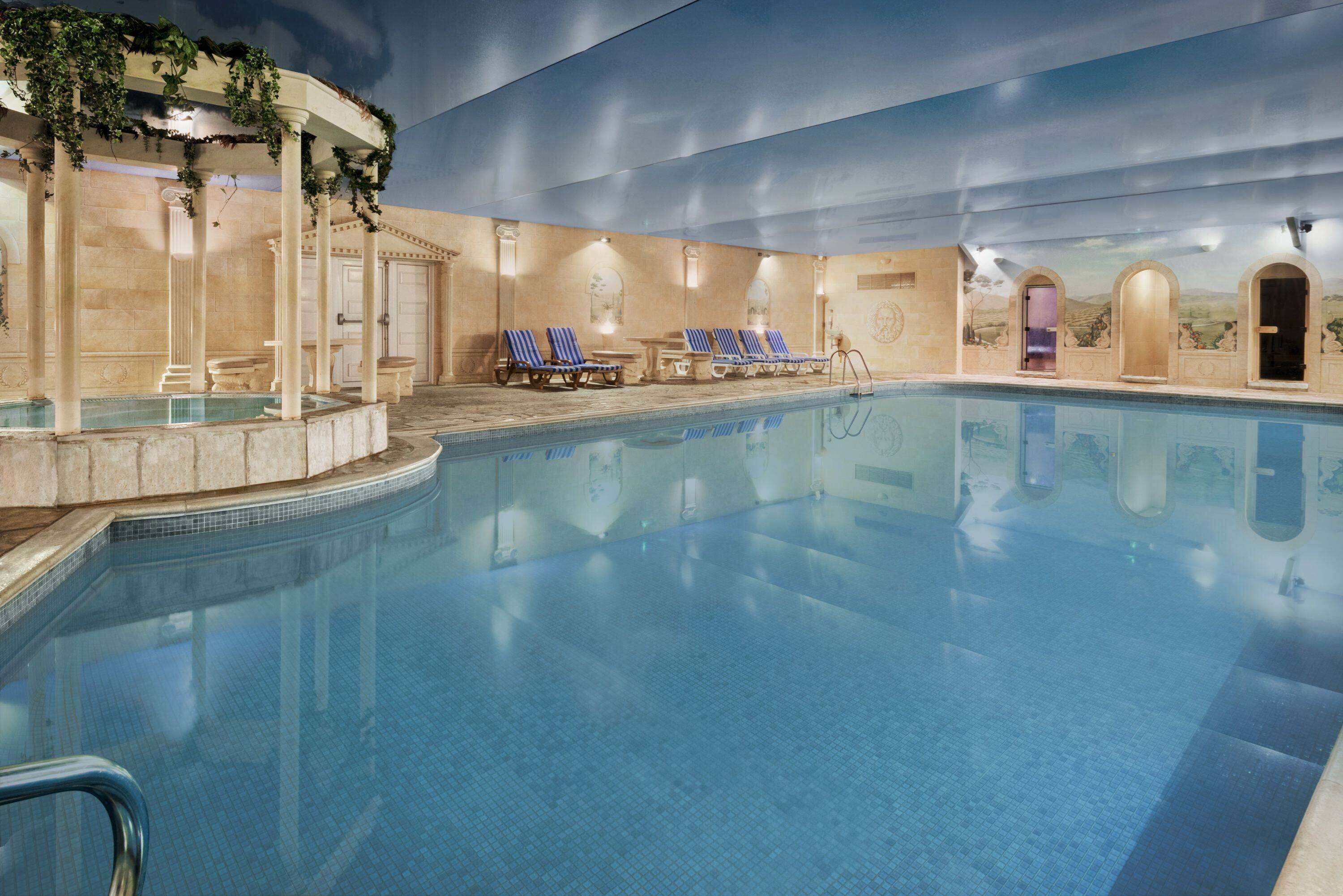 indoor pool, outdoor pool