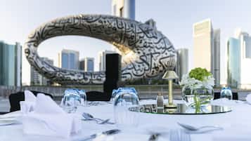 Espace banquet en plein air