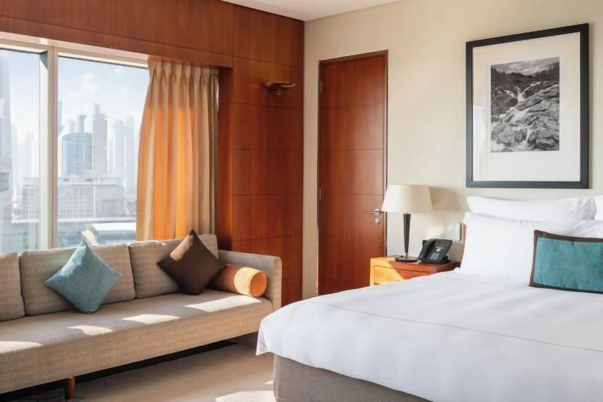 Ropa de cama de alta calidad, colchones Select Comfort, minibar
