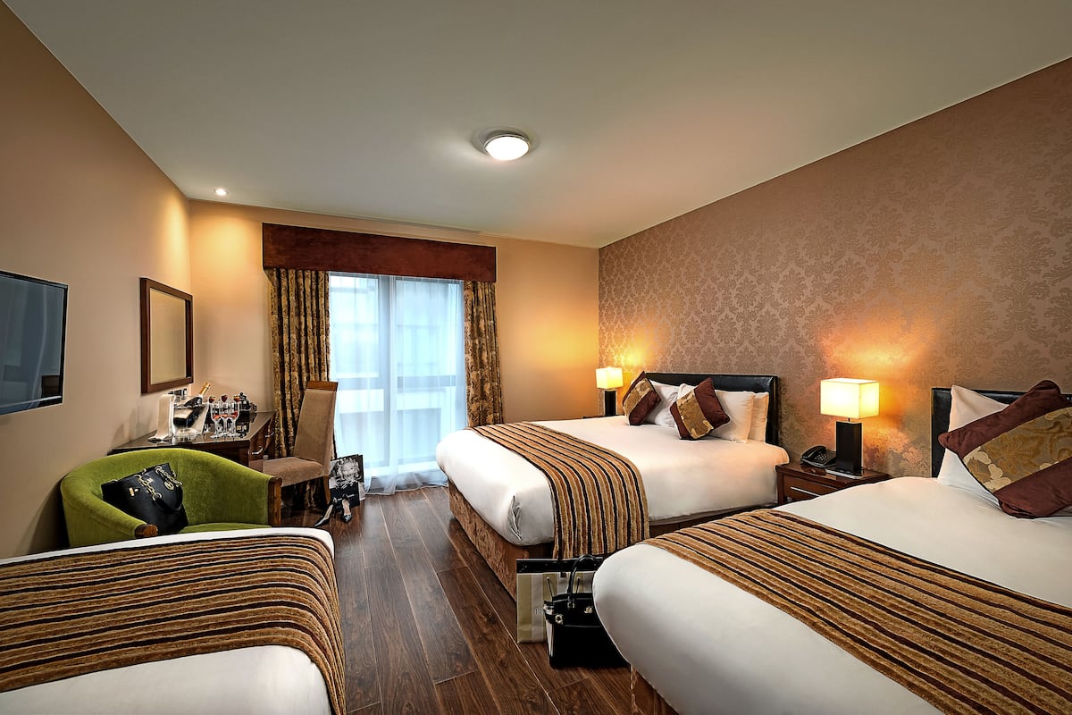family room | in-room safe, desk, iron/ironing board, free wifi