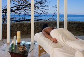 Tratamientos corporales, aromaterapia, masajes en la playa