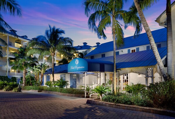 Front of property - evening/night