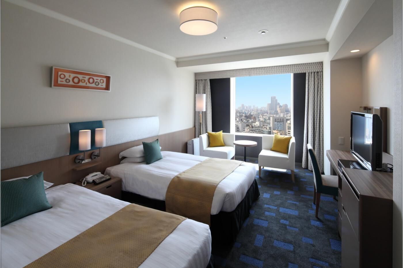 Premium bedding, in-room safe, blackout drapes, iron/ironing board