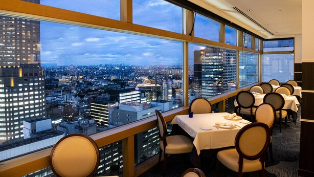 A high-rise hotel room with large windows offering a city view. - Shibuya Excel Hotel Tokyu (Tokyo)